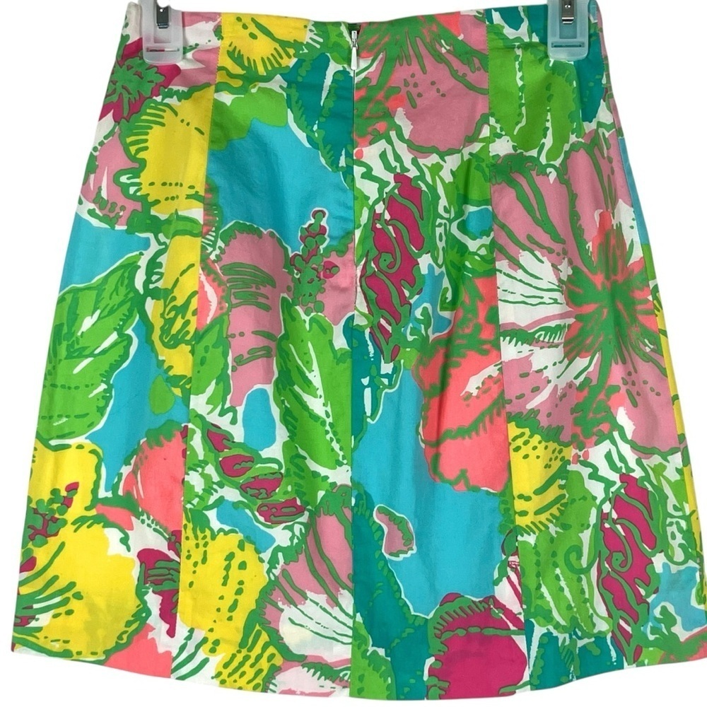 Lilly Pulitzer Vanna Big Flirt Tropical Skirt Size 0 - Picture 2 of 9